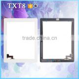 Wholesale price replacement parts for ipad 2 touch glass digitizer full with home button test one by one