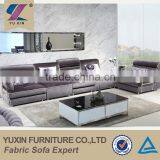 Dark Purple Fabric Color Combinations for Sofa Set With Armchair