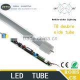 Energy Saving Double Side t8 8ft 2.4m Led Tube Light Fixture T8 Type 2400mm 45w Led Tube 2 Line thumbnail-5