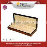 Long Design Wood Cufflink & Jewelry Box / Velvet Lining MDF Cufflink Storage Box