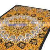 2015 Indian Cotton Tapestry Block Printed Bed Sheet Bedspread Hippie Mandala Indian Tapestry Mandala Bed Cover Wholesale Jaipur thumbnail-3