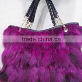 Luxury Design Fox Fur Handbag for Women thumbnail-1