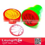 customized basketball design stamper for kids promotion