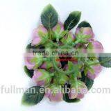 Artificial Silk Flowers Mini Roses Decorative Flowers Candle Ring thumbnail-3