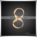 OEM/ODM High Quality Gold Plated Jewelry Number 8 Zhejiang Crafted Earring thumbnail-2