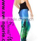 Wholesale! Newest Design Galaxy Leggings JELLYFISH PINK LEGGINGS thumbnail-3