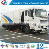 DONGFENG 95hp 120 hp 130 hp 210hp 4*2 6x4 Vacuum Street Dust Suction Road Sweeper Truck thumbnail-3