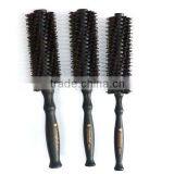 Wood Handle Natural Bristle Hair Brush Set thumbnail-1