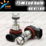 2 x Led Car Styling Lighting White Led Ultra Bright H8 H9 H11 15smd c Ree Auto Led Fog Drl Parking Light Mirror Reflector