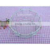 Bread Basket / Brass Corner Bread Bakery Wire Basket thumbnail-6