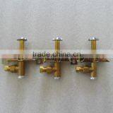 Custom made hot sale 3 (three) ports pilot fire ceramic igniter and thermocouple holder for heater