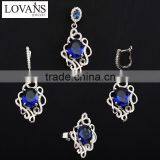 Locket Jewelry Set Ebay China Website 925 Sterling Silver Jewelry Wholesale TZ-0167 thumbnail-5