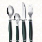 Stainless Steel Flatware Set With Plastic Handle, Different Color thumbnail-1
