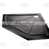Black artish shower tray stone