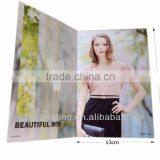 Full Color Printing Paper Brochure for Clothes Promotion Made In China