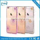 2017 Cell Phone Trending Products Crystal Electroplating PC Back Cases Cover For Iphone 6 6S 6 Plus thumbnail-1