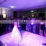 Wedding Party Disco DJ Night Club Event Hire White Gloss 2ft x 2ft Wireless Battery Powered Twinkling Star LED Dance Floor thumbnail-5