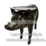 Top Quality Top Sell Grey Tempered Glass Tea Table thumbnail-1