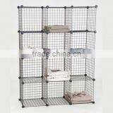 Storage Units for Kids Toys for Girls Floor Standing 12 Cube Wire Shelf Shelves(FH-AL0013)