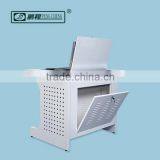 Metal Computer Desk Flip Up Rolled Steel Ergonomic Desk thumbnail-3