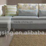 Light Gray Velvet Sofa Set
