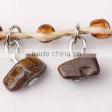 Promotional Lovely Brown Stone Bead Bracelet , Wholesale Bracelet Cute Stone Bracelet for Girl thumbnail-5