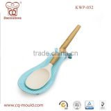 FDA Foode grade Heat Resistant Kitchen Utensil Kitchen Silicone Spoon Rest