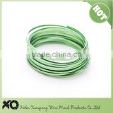 green color Flat Aluminium Craft Wire