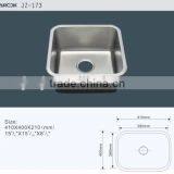 Small Designs JZ-173 Square Stainless Steel Kitchen Sink thumbnail-1