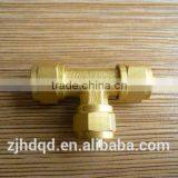 High Quality Tee Three Ways Hose Quick Cross And Compression *6 *8 *10 thumbnail-5