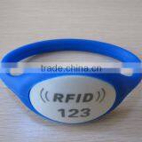 ISO 15693 ICODE SLI-S Waterproof RFID Silicone Wristband NFC Bracelet thumbnail-1