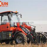 1.5 Ton Construction Machinery Small Wheel Loader With Mixer Bucket/ 4 in 1 Bucket thumbnail-5