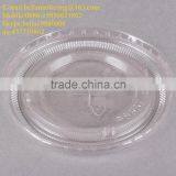 Clear PET Plastic Lid With Straw Slot for 12, 16, 21, 22, and 24 Oz. Cups thumbnail-5