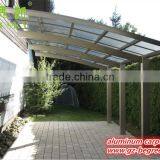 White Metal Frame Aluminum Carport Prices With Polycarbonate Sheet,car Wash Canopy for Sale,retractable Carport thumbnail-2