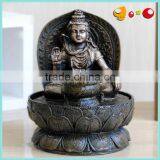 Bright Black India God Water Fountain With Led Light thumbnail-2