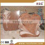 Tombstone With Rose Flower Carving thumbnail-1