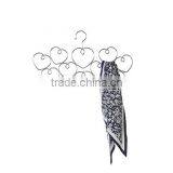 10-loop Belt Tie Bra Scarf Hanger and Multi-Purpose Closet Space Saving Organizer Holder, Chrome thumbnail-3