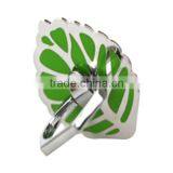 New Style Metal Leaves Shaped Finger Ring Clip Holder For Mobile Phone thumbnail-1