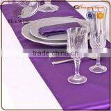 Washable Durable Wrinkle-proof Popular Soft Quilt Satin Table Runner for Wedding Decoration thumbnail-3