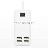 4 Usb Charger Desktop Socket 5V 30w USB CHARGER With AC Cablle Usa Cable uk Cable eu Cable Aus Cable thumbnail-2
