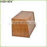 Durable Bamboo Matt Bread Box/Corner Bamboo Bread Box/Homex_Factory thumbnail-1