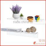 Clear Acrylic Floating Shelf / Wall Mounted Display Organizer, Set of 2 thumbnail-1