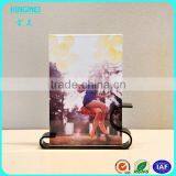 KM-VP84 Clear Acrylic Picture Photo Frame Display With Black Base thumbnail-3