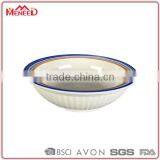 New Crockery and Kitchen Ware Daily Needs Wavy Outside Large Melamine Rimmed Plastic Cheap Soup Bowl thumbnail-1