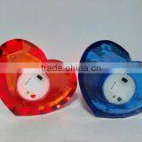 Wedding Centerpiece Acrylic Led Heart Base Popular Candle Light thumbnail-4