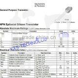 Audion 2N2222 0.6A 30V NPN Miniwatt Transistor TO-92 thumbnail-2