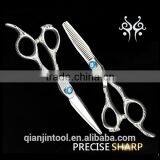 QJ-S12 Sword Blade Hair Scissors Professional Scisssors Set With Engraved Handle thumbnail-1