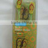 Cartoon Earphones Headphones 3.5MM BASS MP4 MP3 7earphone thumbnail-1