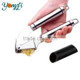 Amazon Best Sellers Cooking Garlic Press Kit Tools Ginger Mincer Crusher Combo Set Stainless Steel Garlic Press thumbnail-1