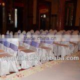 Standard White Damask Chair Cover thumbnail-1